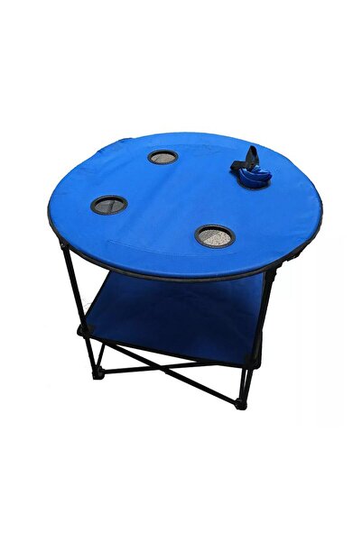 Tradesor Πτυσσόμενο τραπέζι camping υφασμάτινο – 2031 – 170150 – Blue