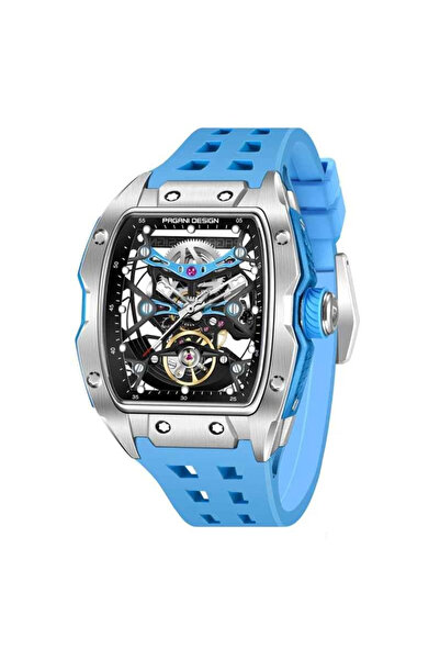 Pagani design PD-YS018 Ανδρικό Σκελετωμένο Ρολόι – 42mm, S X5021, Ζαφείρι, Φθ...