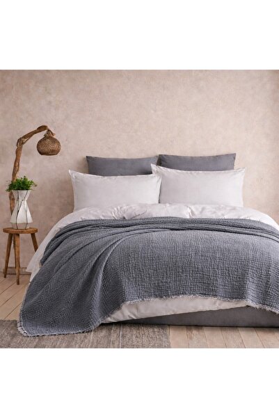 Mulberry 4 στρώσεις Muslin Pique Διπλό Μέγεθος I King Size – 100% Βαμβάκι, Αν...