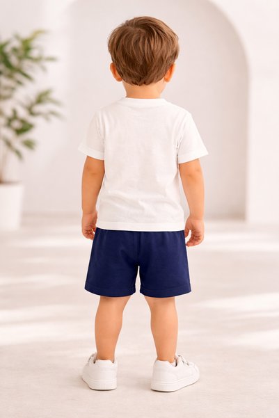 kr kids Boy's Houston Printed Shorts Set