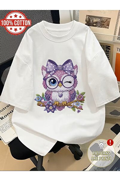 yombaa Μπλουζάκι με στάμπα. Κοντομάνικο καλοκαιρινό & ανοιξιάτικο casual τοπ,...