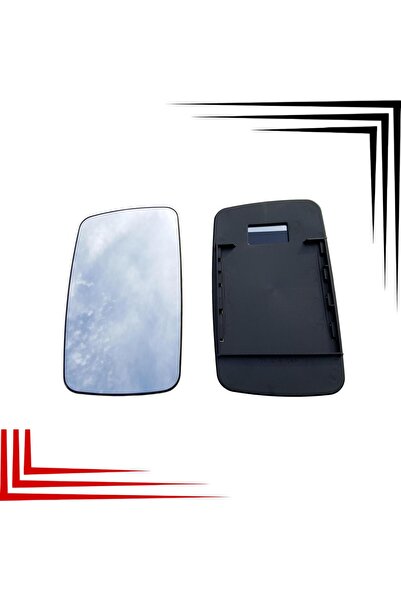 OEM Sticla oglinda, Stanga, Am Volkswagen LT II 1996-2005, Argintiu/Negru