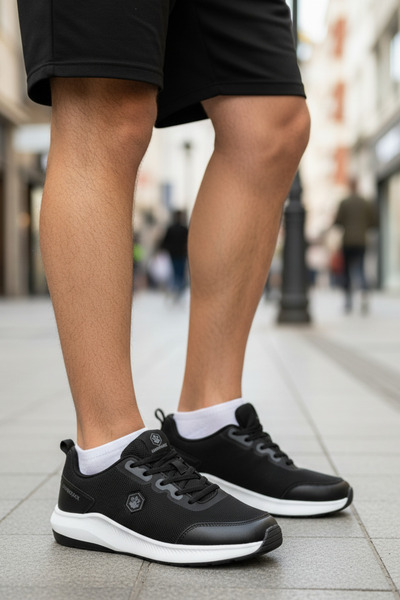 lumberjack MR-9096 Μαύρα Unisex Άνετα Καθημερινά Αθλητικά Παπούτσια