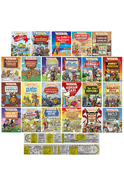 Eğlenceli Bilgi Yayınları Eğlenceli Bilgi Tarih 23 Kitap Set Çocuklar için Os...