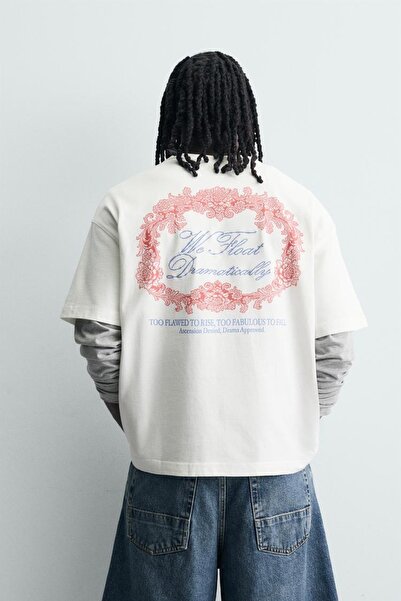 ZAVIXO Men's Basic Oversize T-Shirt Casual Stylish Design