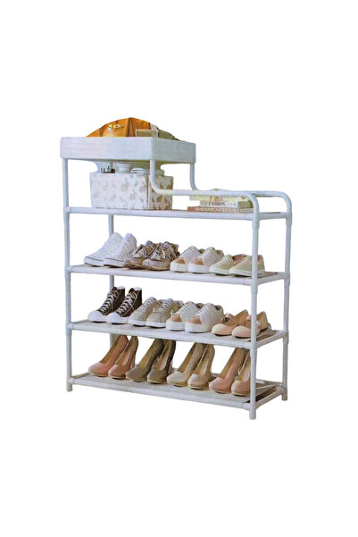 Tradesor Ραφιέρα παπουτσιών 6 επιπέδων – YY8802-2 White