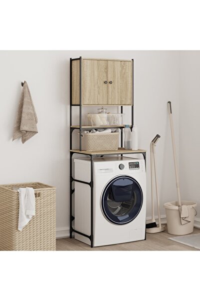 vidaxl Ντουλάπι Πλυντηρίου Sonoma Δρυς 68×48,5×194 εκ.