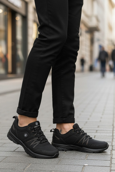 lumberjack MN-5749 Μαύρα Ανδρικά Άνετα Καθημερινά Αθλητικά Παπούτσια