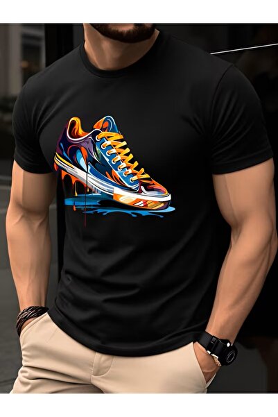 yombaa Μπλουζάκι με στάμπα. Κοντομάνικο καλοκαιρινό & ανοιξιάτικο casual τοπ,...