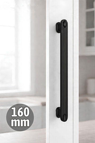Badem10 Özen Μαύρη ματ λαβή συρταριού 160 mm Μοντέρνα λαβή πόρτας ντουλαπιού ...