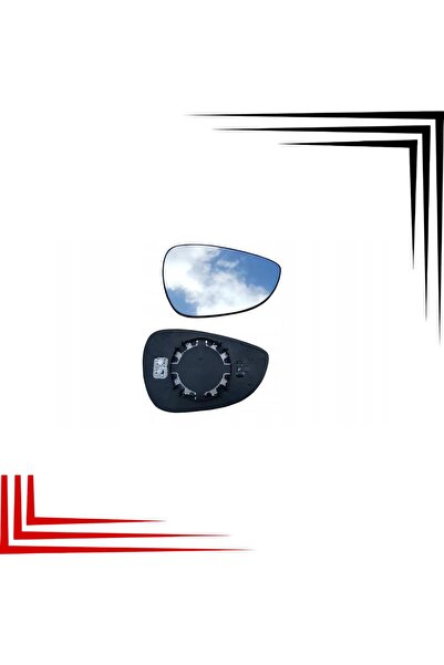 OEM Sticla oglinda, Dreapta, Am Ford Fiesta 08-, Incalzita, Argintiu/Negru