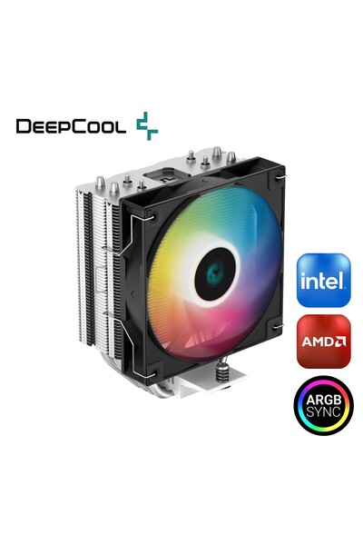 Deep Cool DeepCool AG400 V5 ARBG İşlemci Soğutucu, AMD ve Intel Uyumlu, 12cm ...
