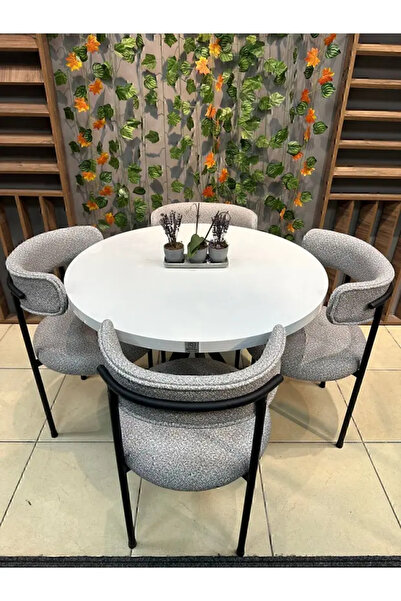 SANDİRA royal Elısa 4 kişilik Mutfak Masası Takımı