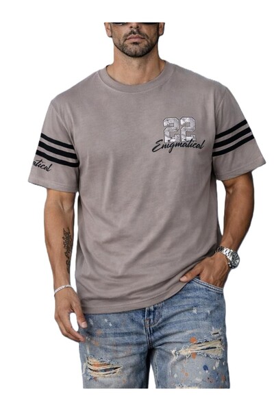 Casa Shop Tricou bărbătesc – Bej, Croială normală, Aspect modern, Casa Shop, ...