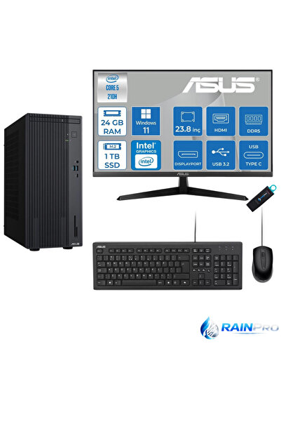 ASUS Expertcenter P500MV Core 5-210H 24 GB RAM DDR5 1 TB SSD WİN11PRO 23.8'' ...