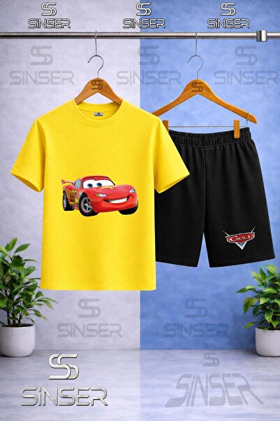 SS SİNSER Παιδικό μπλουζάκι SIMSEK MACUIN SADE με στάμπα και λαιμόκοψη ποδηλά...