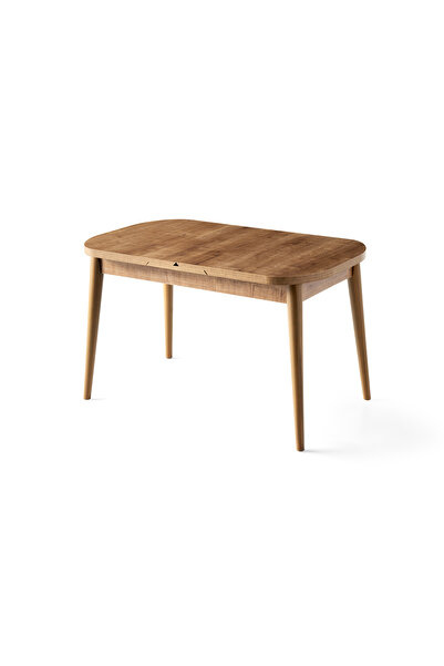 Erz Design Venüs Açılır MDF Oval Mutfak Masası 80x130