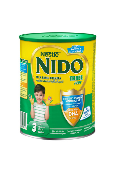 nido ثري بلس 4 جم 400 جرام