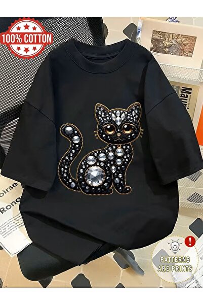 yombaa Μπλουζάκι με στάμπα. Κοντομάνικο καλοκαιρινό & ανοιξιάτικο casual τοπ,...