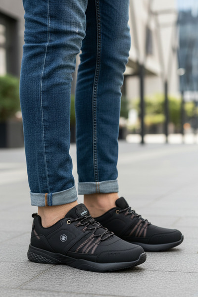 lumberjack MN-6970 Μαύρα Ανδρικά Άνετα Παπούτσια Sneaker για Καθημερινή Χρήση