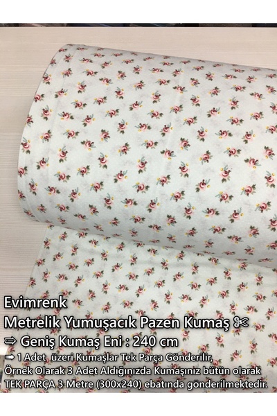 Renk Tekstil Desenli Pazen Yumuşacık Pamuk Metrelik Kumaş - Bebek - Nevresim ...