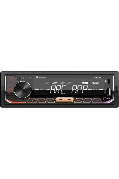 Edison ED-BT500 Oto Teyp Bluetooth USB SD AUX FM Radyo App Kontrol Amf Uyumlu...