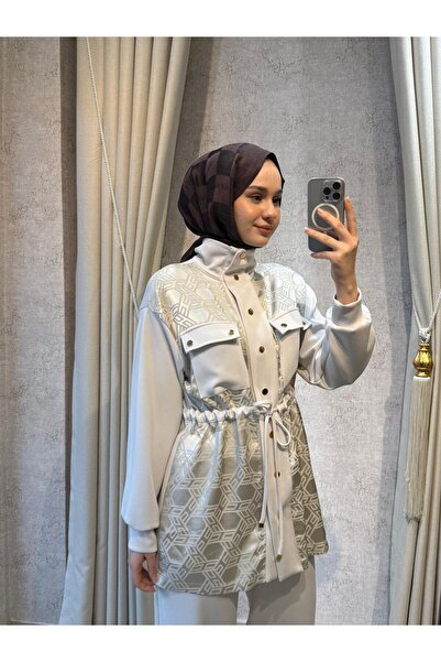 Nuss 1097 Beli Büzgü Detaylı Pantolonlu Takım Taş