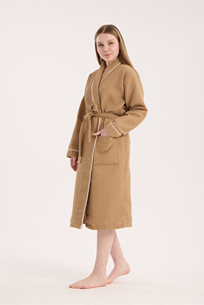 Denizli Concept Μπουρνούζι Unisex Soho Pike Καφέ