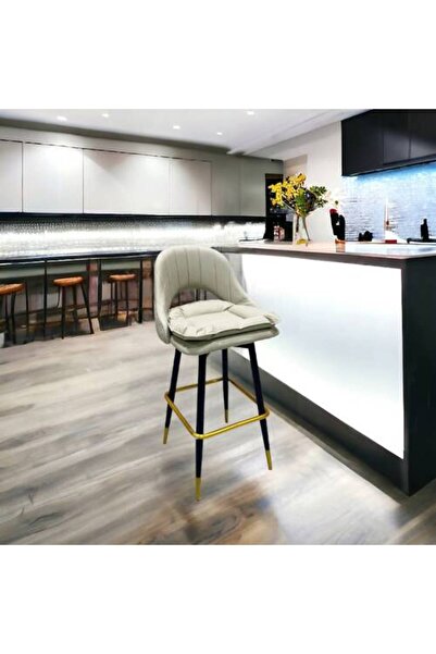 Al Saadah Home كرسي بار بيج 110 × 50 × 50 سم
