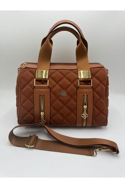 FEMME Γυναικεία καπιτονέ τσάντα ώμου και χειρός London – Κομψή καθημερινή και...