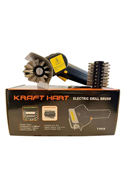 KRAFT HART Metal jarzlı Motorlu fırçalar, her türlü mangal ızgarayı pırıl pırıl olana kadar hızla temizler.