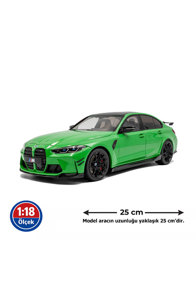 Solido 1:18 Ölçek 2024 BMW M3 G80 PARTS Diecast Metal Minyatür Model Araba 25cm