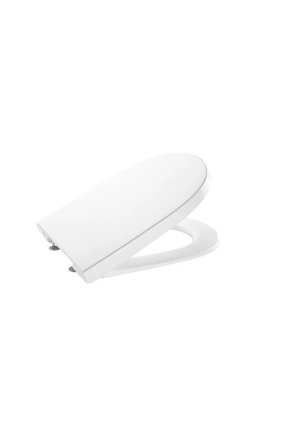 Roca Καπάκι WC Roca, Gama The Gap, στρογγυλό, για λεκάνη 350mm, συμπαγές, λευκό