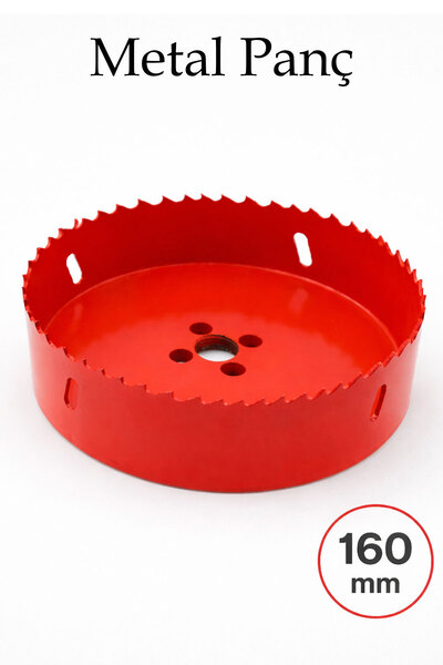 Badem10 Metal Panç 160 mm Delme Aparatı Dayanıklı Metal Gövde Profesyonel Kul...