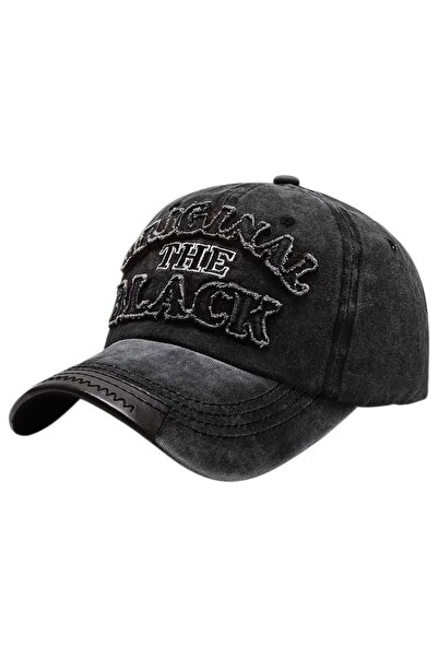 Uniquetrenders Șapcă de baseball unisex, originală, cu broderie neagră, regla...