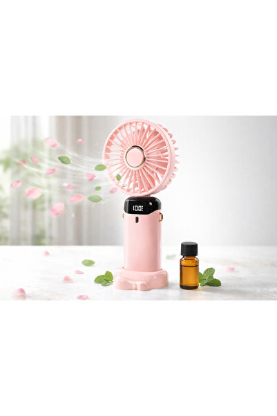 de Εξαιρετικά Φορητός Ανεμιστήρας με Αρωματοθεραπεία, 5 Ταχύτητες, USB, 12ωρη...