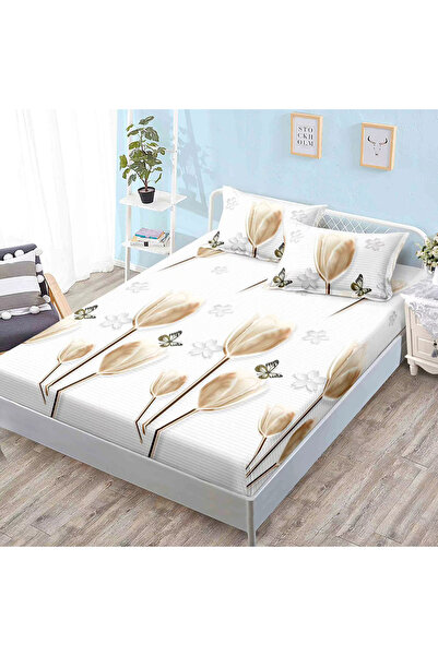 Pucioasa Bed sheet set with elastic and 2 pillowcases 50x70 cm, Finet, AURA-1259