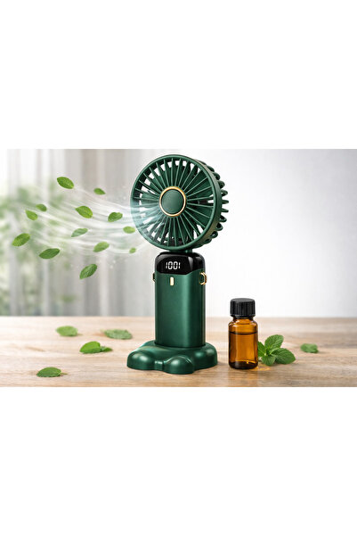 de Εξαιρετικά Φορητός Ανεμιστήρας με Αρωματοθεραπεία, 5 Ταχύτητες, USB, 12ωρη...