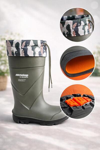 Dadak's Mekap 101-O4 Πολυουρεθάνη PU Σόλα Ατσάλινη Μακριά Σόλα Χωρίς Δάχτυλα ...