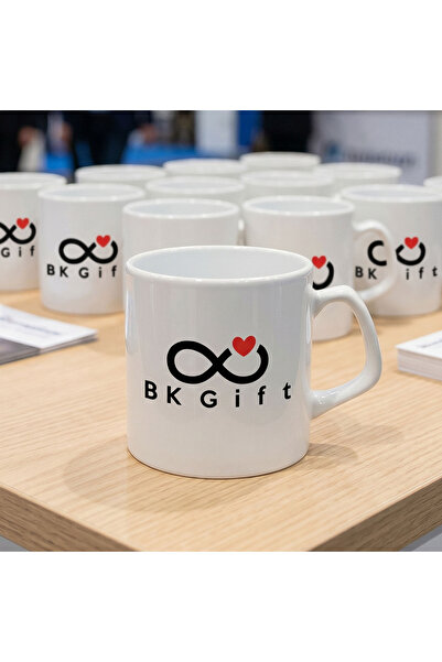 Bk Gift Bk Corporate Promotional Logo Afilli White Mug 10 Pieces with Logo Pr...