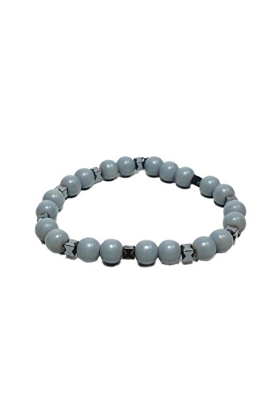 Janti Jtss26Blk1840 Ceyt Hematite Natural Stone Gray 8 mm Guaranteed Flexible...