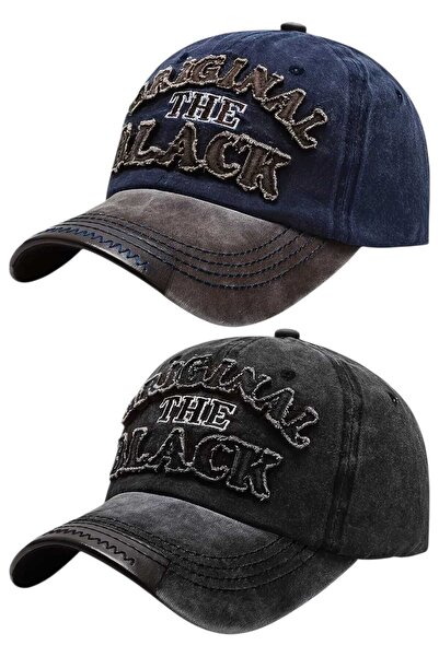 Mood Agenda Unisex Vintage Original the Black Embroidered Adjustable Baseball...