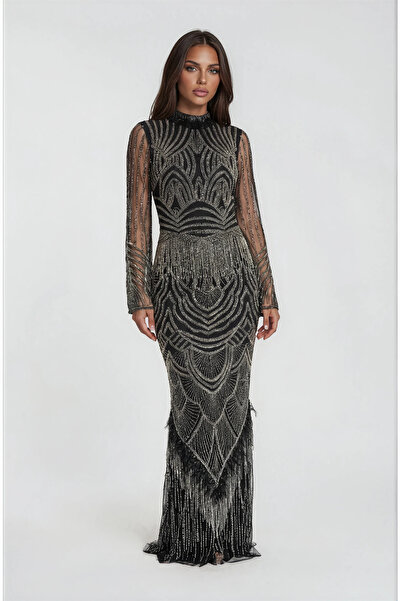 Vanni Couture Rochie Pietre Neagra
