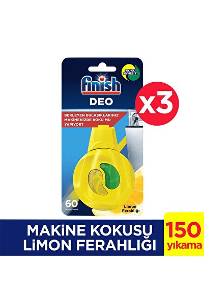 Finish Bulaşık Makinesi Kokusu Limon Ferahlığı x3 Adet