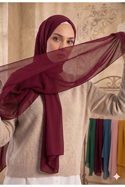 Sonbaharmoda Yüksek Kaliteli Düz Şifon Şal – Şıklığı ve Rahatlığı Bir Arada