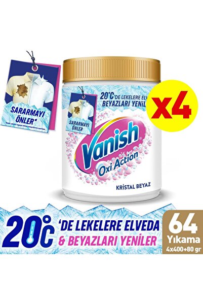 Vanish Oxi Toz Beyaz 4x480 gr