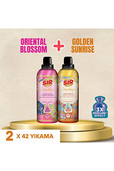 Sır Aromatique Konsantre Çamaşır Yumuşatıcısı Oriental Blossom + Golden Sunri...