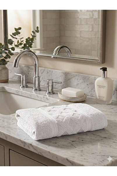 GÖN EV ve OTEL TEKSTİLİ 100% Cotton Luxury Hand Towel 50X90 cm 220 Gr – Ultra...