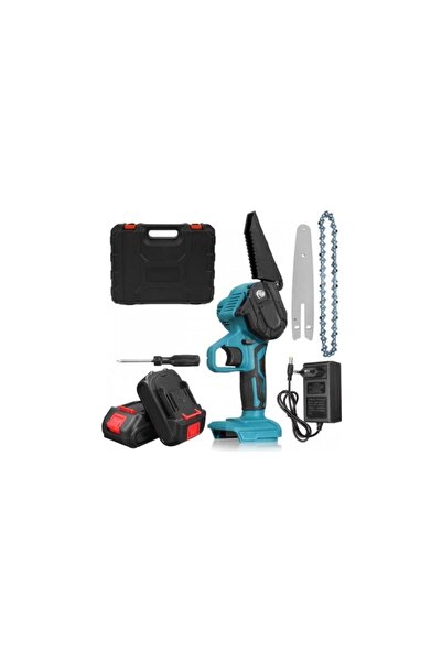 OEMN Μίνι ηλεκτρικό αλυσοπρίονο 8 ιντσών με μπαταρία 48V, φορητό ηλεκτρικό πρ...