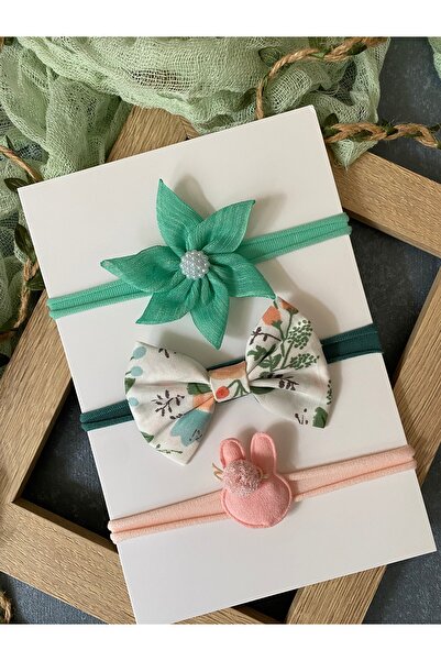 Miniko Butik Newborn Compatible Hair Band Set of 3